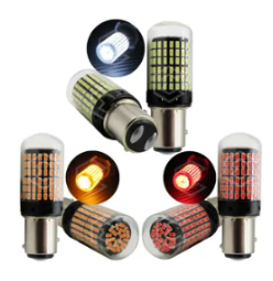 Foco 144 leds 2 polos patas disparejas (STOP)
