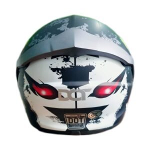 Casco con diseño Joker para moto