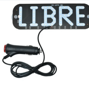 Letrero de libre para vehículos de transporte