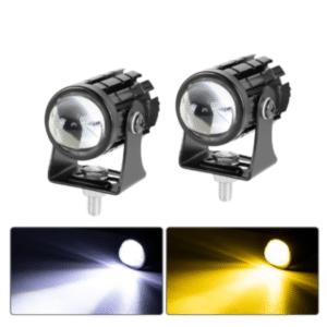 Faro lupa estrobo bicolor luz blanca-amarilla