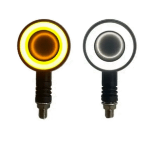 🟠 Direccional Circular Luz Blanca/Amarilla