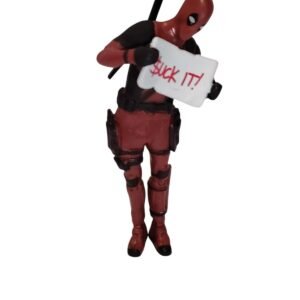 Deadpool decorativo con frase