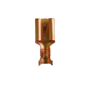 Terminal faston 3/8 cobrizada bolsa de 100pzs