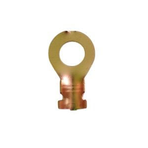 Terminal de ojillo 3/8 cobrizado bolsa de 100pzs
