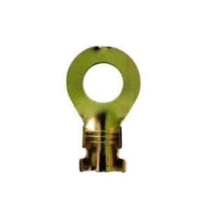 Terminal de ojillo 3/8 latonado bolsa de 100pzs