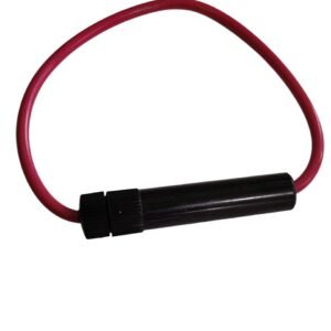 Portafusible de cristal negro paquete de 10pzs