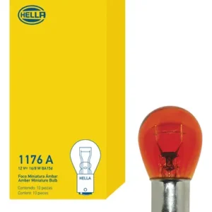 Foco 1176 Hella ambar caja de 10pzs