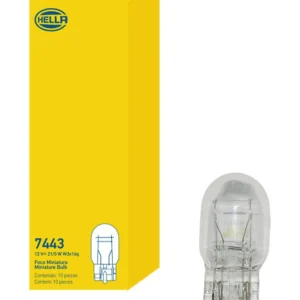 Foco 7443 Hella caja de 10pzs.