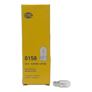 Foco 158 Hella blanco caja de 10pzs