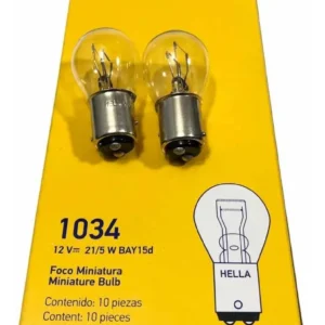 Foco 1034 Hella Blanco (Caja 10 piezas)