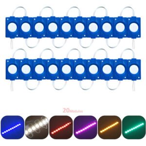Modulo Circular Plano Color: Azul (20 pzas)
