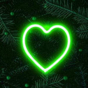 Corazon Neon Led Verde