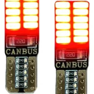 Foco 24 Leds Canbus Color: Rojo Par