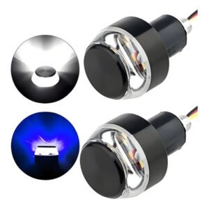 Contrapesos para moto led Azul/Blanco