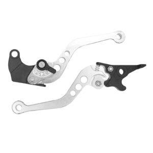Manija de freno para moto Plata