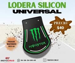 Lodera para moto Marca Monster Verde
