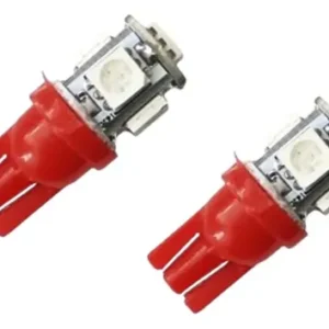 Foco Pellizco 5 leds Color: Rojo