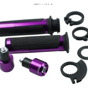 Puño aluminio con contrapeso Morado