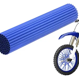 Popote Cubre Rayos Moto 72 piezas Color: Azul
