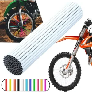 Popote Cubre Rayos Moto 72 piezas Color: Blanco