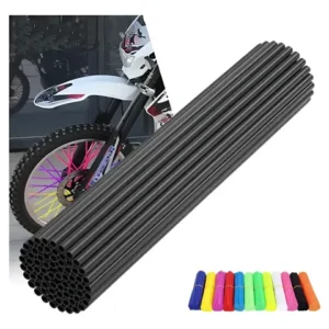 Popote Cubre Rayos Moto 72 piezas Color: Negro