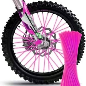 Popote Cubre Rayos Moto 72 piezas Color: Rosa
